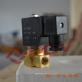 Pilot normally closed gas high pressure 24v dc solenoid valve